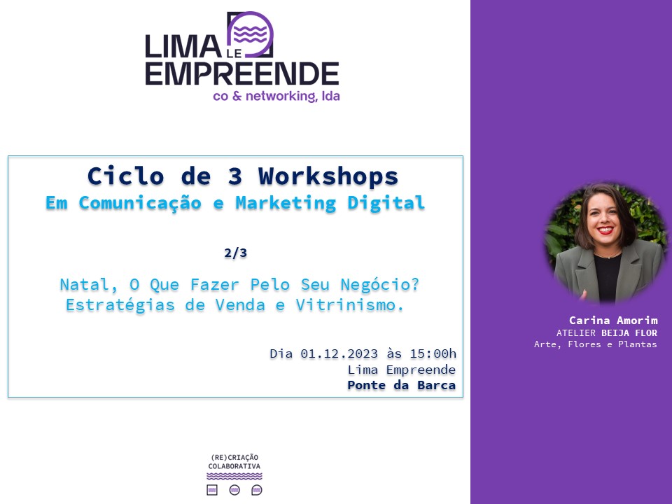 Info workshop marketing digital e comunicação